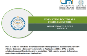 Lire la suite à propos de l’article FORMATION DOCTORALE COMPLEMENTAIRE