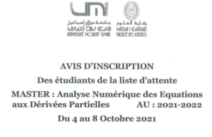 Lire la suite à propos de l’article Liste d’attente ANEDP 2021-2022