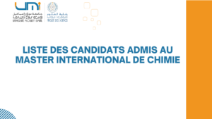 Lire la suite à propos de l’article LISTE DES CANDIDATS ADMIS AU MASTER INTERNATIONAL DE CHIMIE