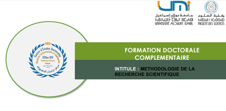 Lire la suite à propos de l’article FORMATION DOCTORALE COMPLEMENTAIRE: METHODOLOGIE DE LA RECHERCHE SCIENTIFIQUE