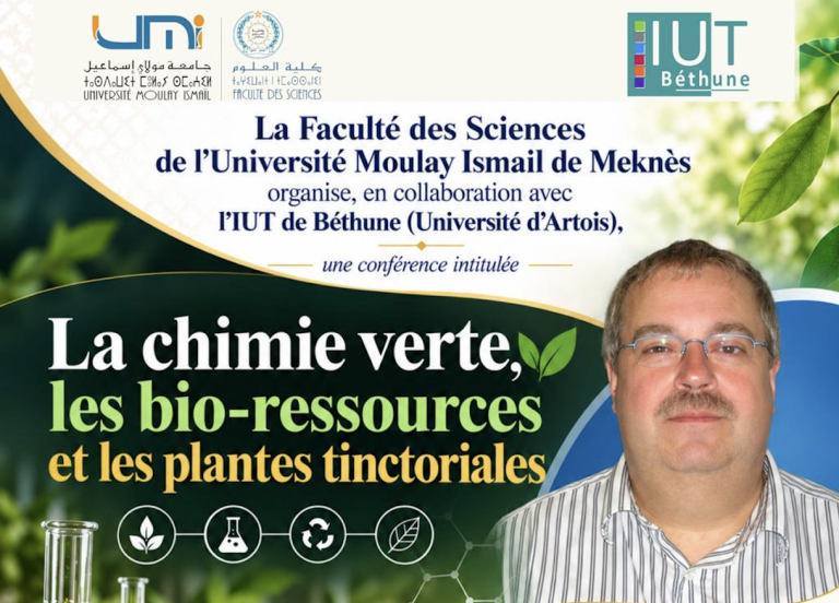 Conférence sur la chimie verte, les bio-ressources et les plantes tinctoriales